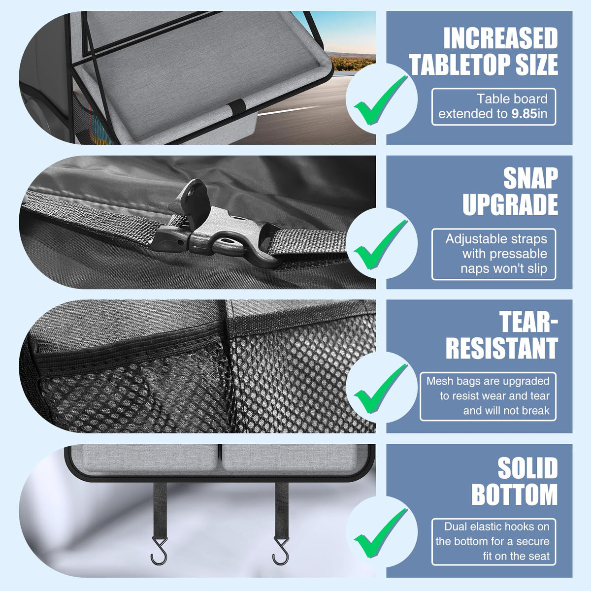 Plzpik sturdy installation straps and buckles detail for stable fit benefit