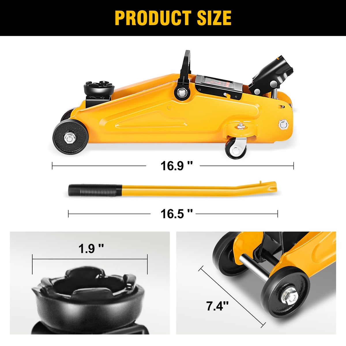 PM PERFORMOTOR two ratchet jack stands demonstrating adjustable height and stability