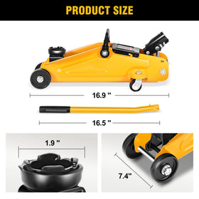 PM PERFORMOTOR two ratchet jack stands demonstrating adjustable height and stability