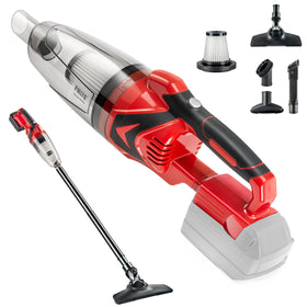 PMLYQ front view of cordless vacuum showing compact design and port