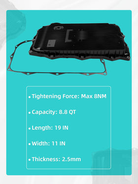 Pnktool labeled part numbers on pan for fast compatibility verification benefit