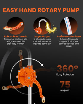 Poafamx mounted in 55 gallon drum showing easy manual fluid transfer