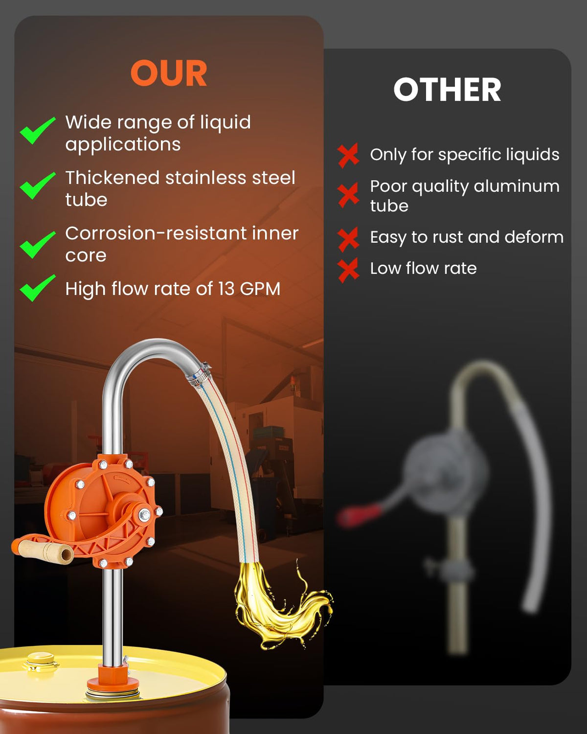 Poafamx rotary handle detail demonstrating ergonomic grip and efficiency