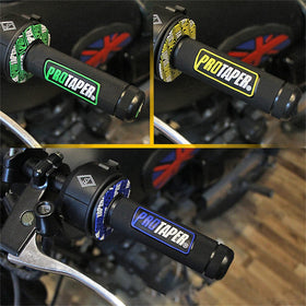 POCRRMCB size comparison with ruler showing 22mm handlebar compatibility