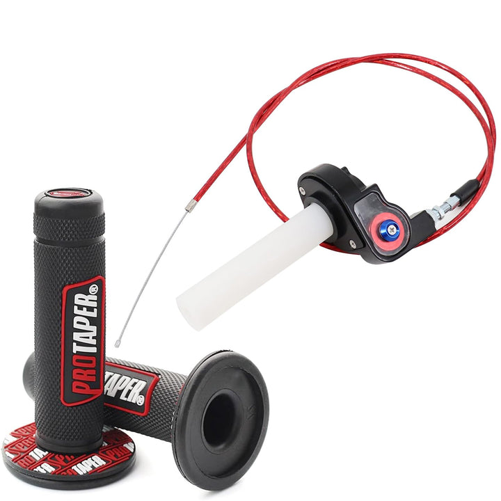 POCRRMCB throttle kit front packaging showing complete kit and benefits