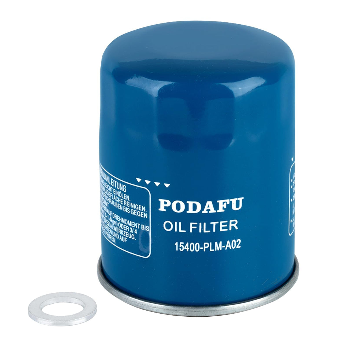 podafu label close-up showing part number and compatibility benefit