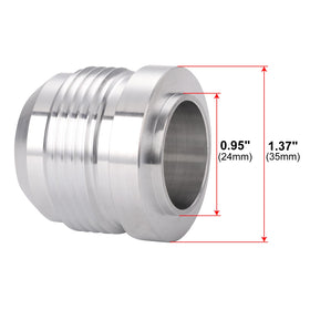 Podavelle thread detail close-up highlighting precision CNC threads and fit