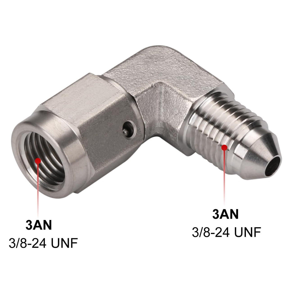Podavelle close-up of 37-degree sealing face ensuring leak-resistant seal