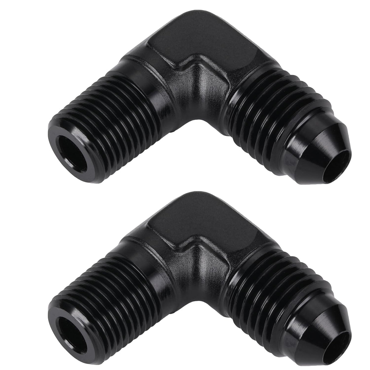 Podavelle adapter mounted on fuel hose illustrating space-saving routing