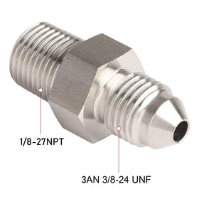 Podavelle adapter thread close-up showing CNC-machined threads for reliable leak-free sealing