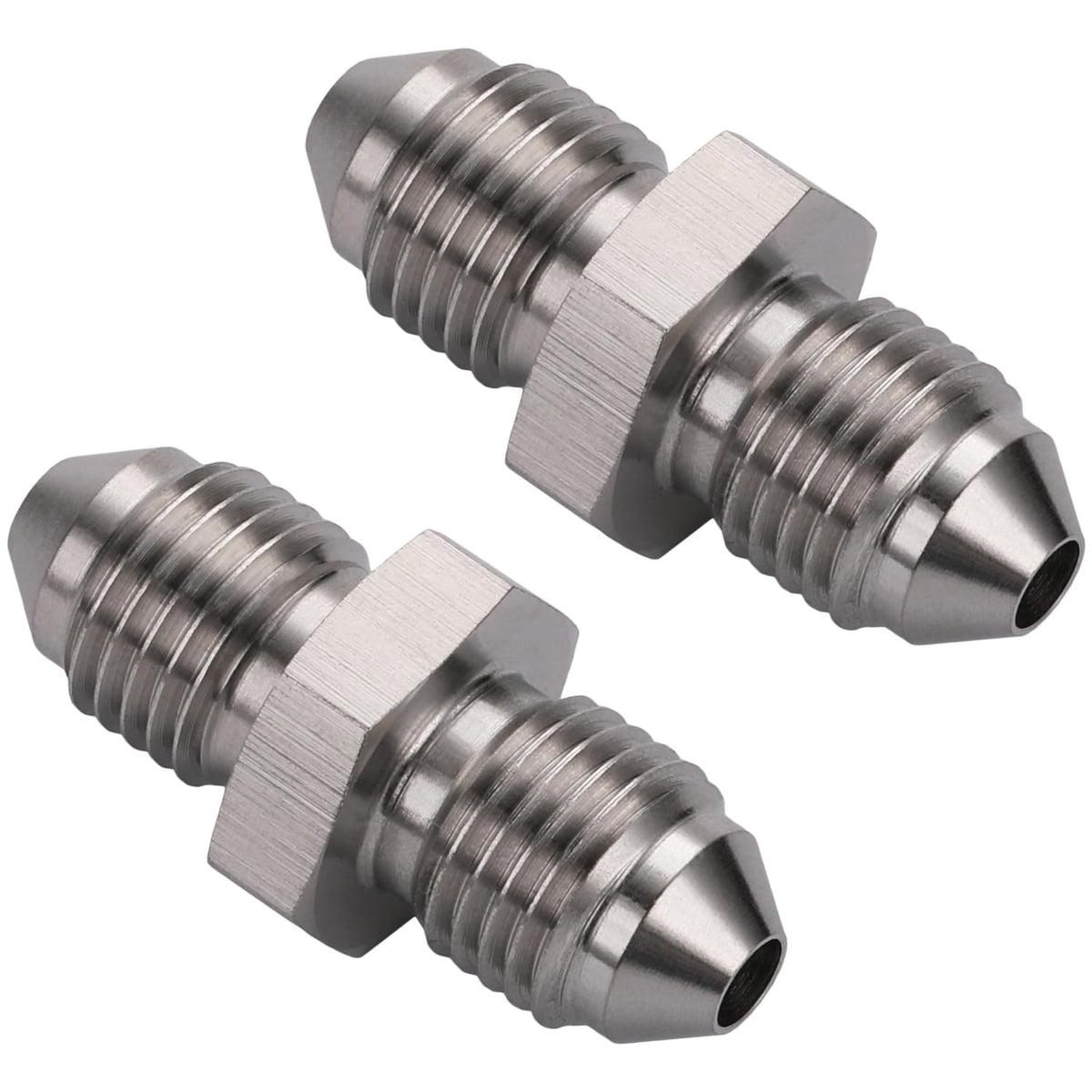 Podavelle AN3 male coupler front view showing durable stainless finish and secure connection