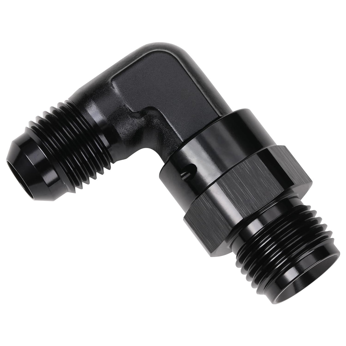 Podavelle adapter beside a coin for scale, compact lightweight 6061-T6 aluminum