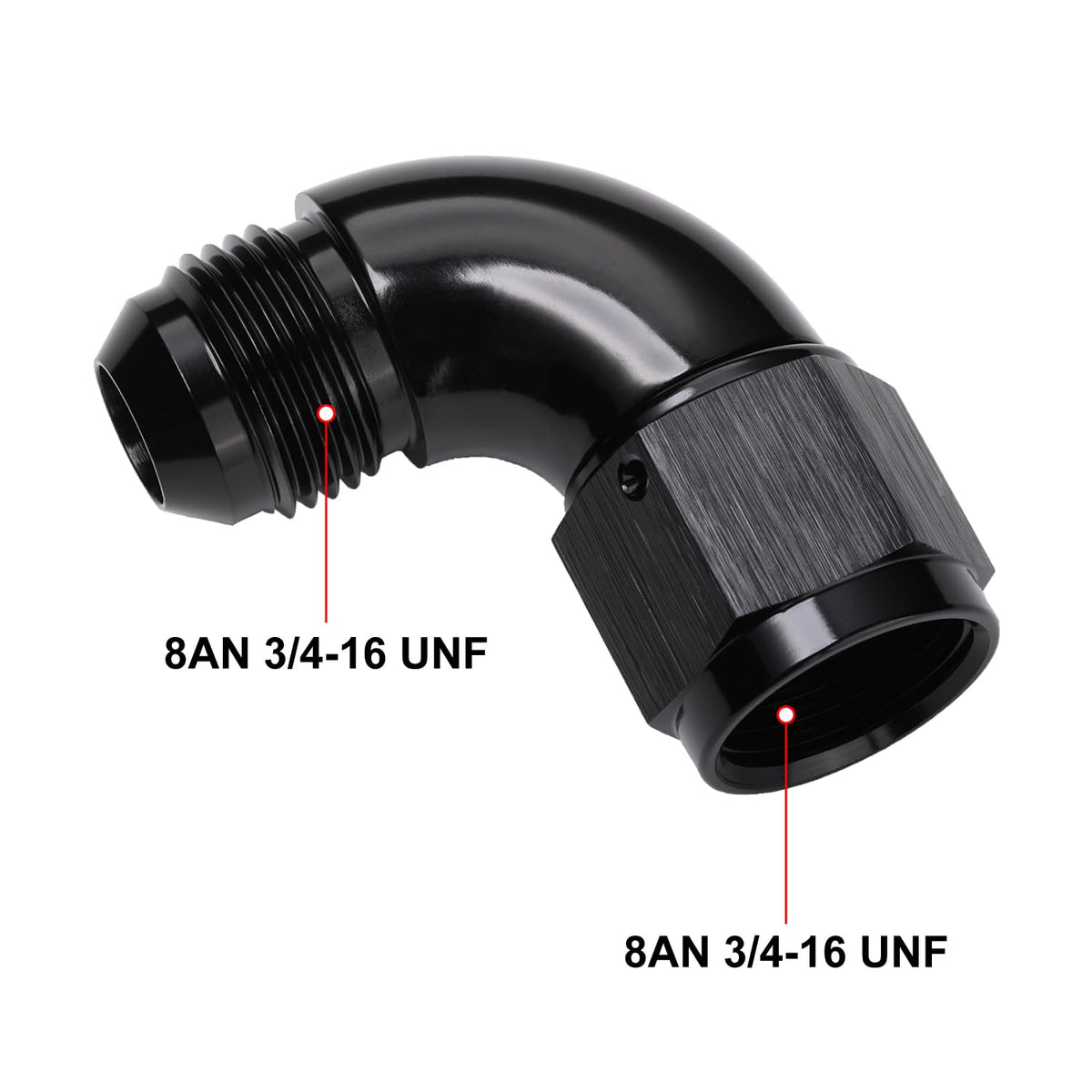 Podavelle close-up of threads and 37° sealing angle ensuring secure pressure-resistant seal