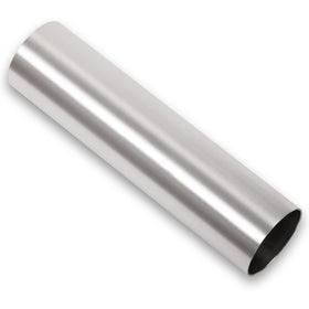 Podavelle front view of 3in intercooler pipe showing clean brushed finish and fitment benefit