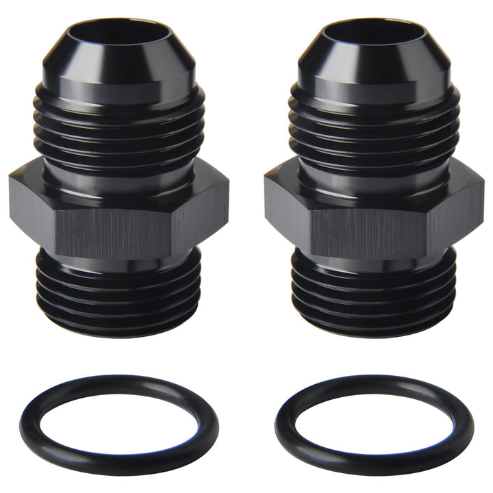 Podavelle adapter front view showing threads and anodized finish for secure fit