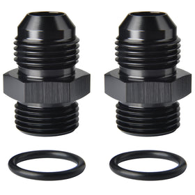 Podavelle adapter front view showing black anodized finish and compact design benefit