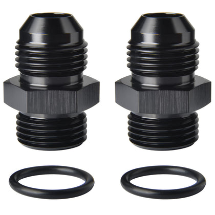 Podavelle adapter front view showing black anodized finish and compact design benefit