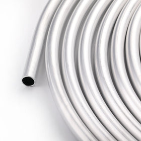 Podavelle tubing installed with flare fitting demonstrating compatibility and neat routing