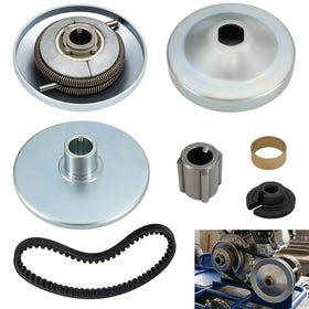Podoy clutch front view showing pulley and bore, reliable fit and engagement