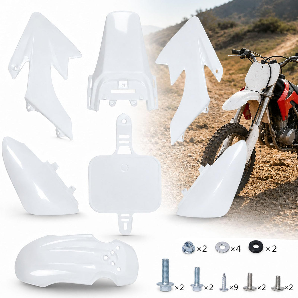 Podoy front fender close-up shows clean lines and impact-resistant ABS