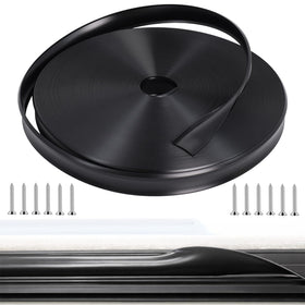 Podoy front view of 100ft roll showing neat black finish and coverage benefit