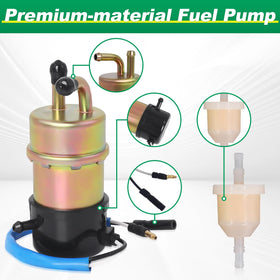 Podoy pump installed in an ATV fuel line demonstrating improved fuel delivery