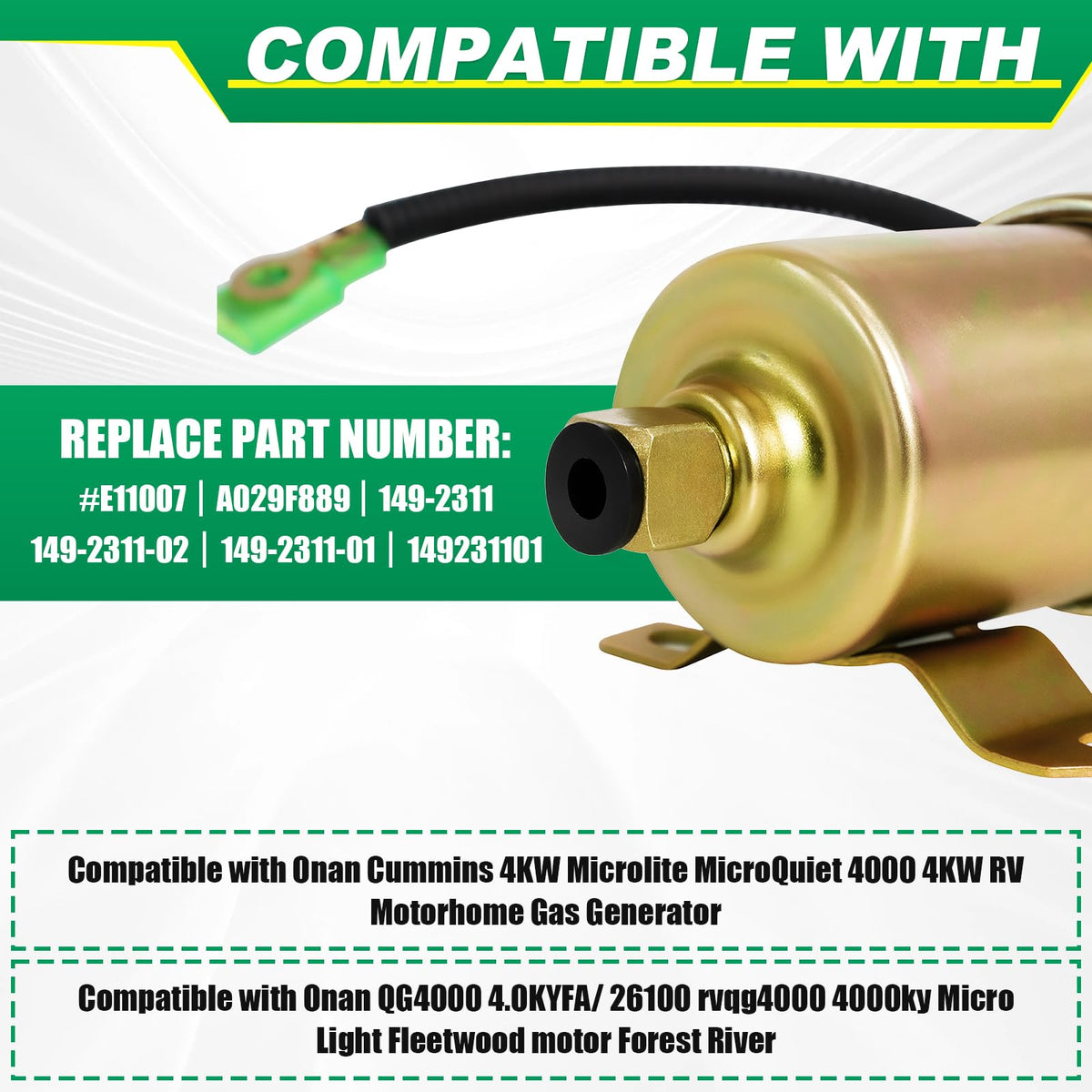 Podoy installed in generator demonstrating restored fuel flow and performance
