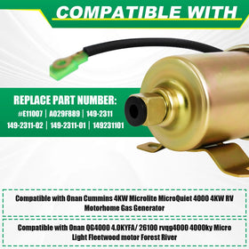 Podoy installed in generator demonstrating restored fuel flow and performance