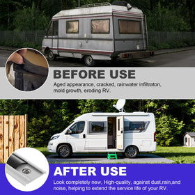 Podoy included screws beside vinyl roll showing ready-to-install convenience