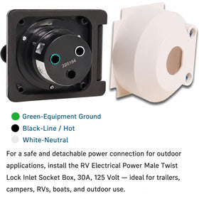Podoy weather-proof boot and locking ring protecting connector from moisture