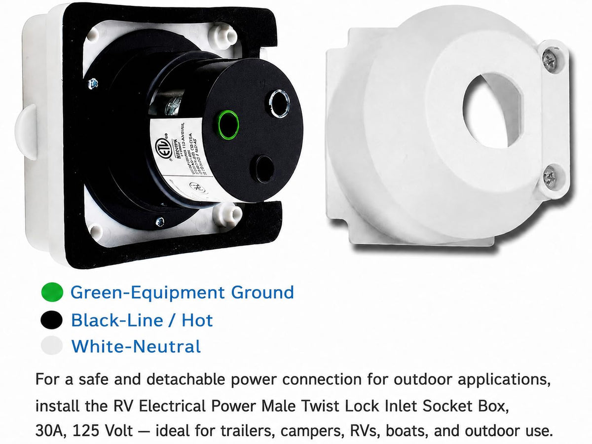 Podoy wiring terminals and color-coded labels for easy DIY installation