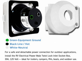 Podoy wiring terminals and color-coded labels for easy DIY installation