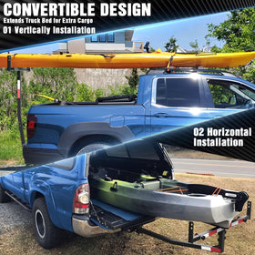 POFENZE vertical rack carrying a kayak for safe upright transport