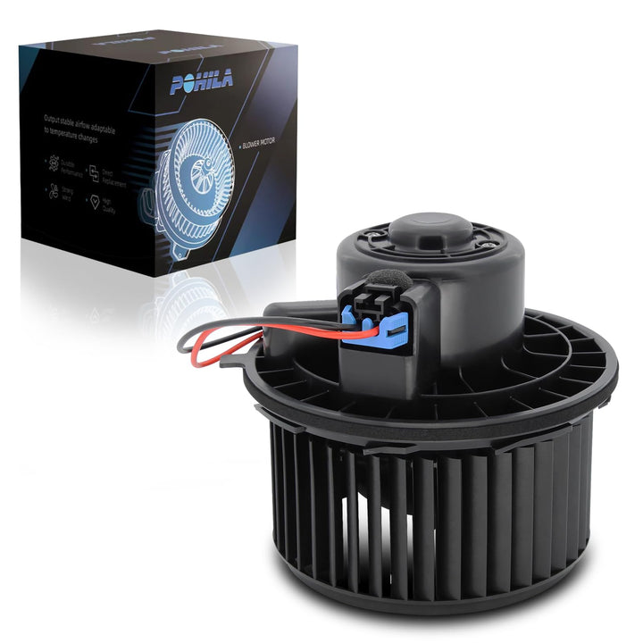 POHILA front assembly showing blower motor and fan cage, ensures direct-fit replacement