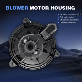 POHILA blower motor installed in Transit HVAC housing demonstrating restored airflow