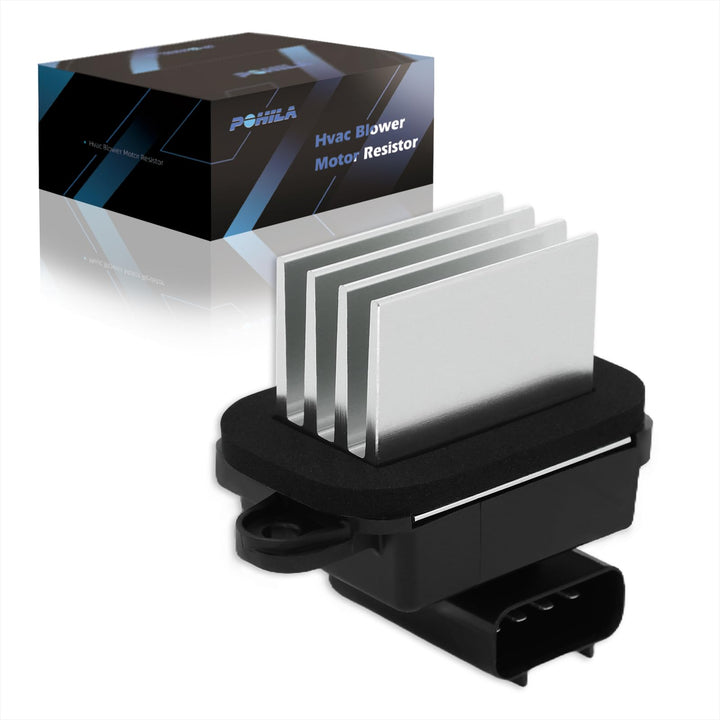 POHILA blower motor resistor front view showing compact durable design and reliable fit