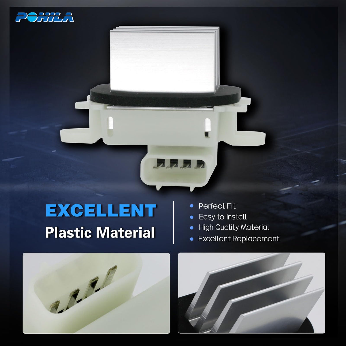 POHILA installed in vehicle underdash demonstrating quick replacement
