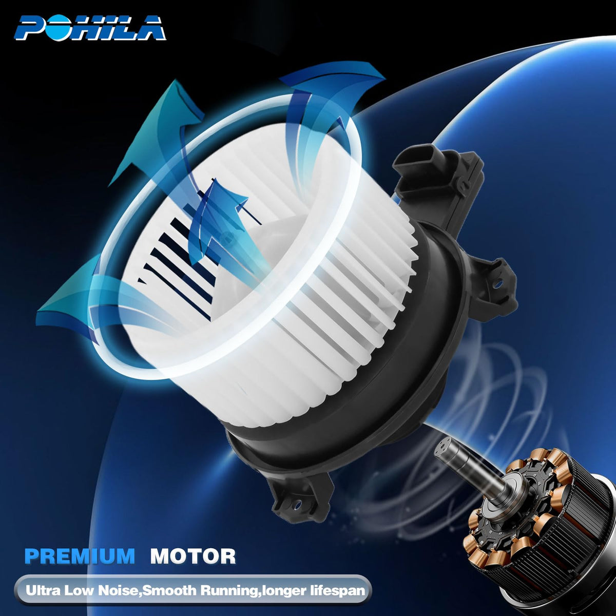 POHILA component scale comparison illustrating accurate OEM-dimension fit