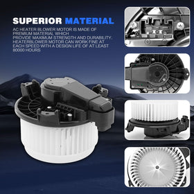POHILA impeller blades closeup illustrating improved wind power and consistent airflow