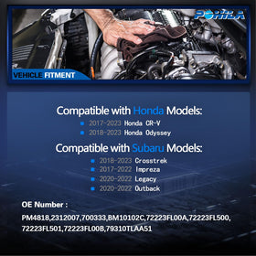 POHILA motor label and electrical connector for easy vehicle compatibility check
