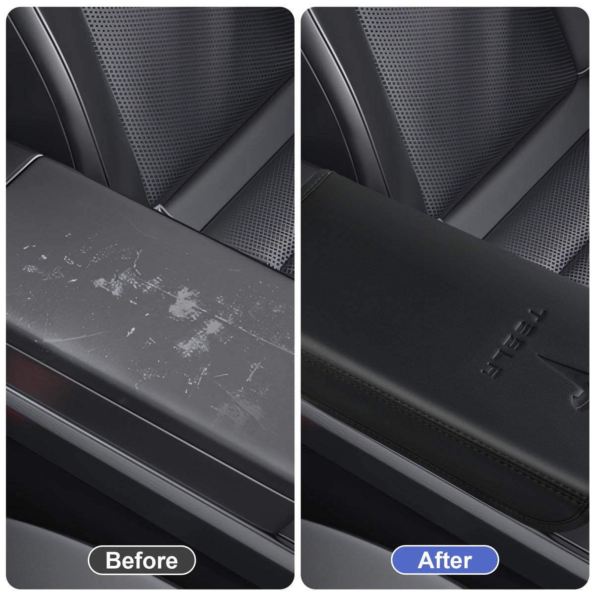 POKUNG side profile installed in Tesla Model 3 showing sleek integration