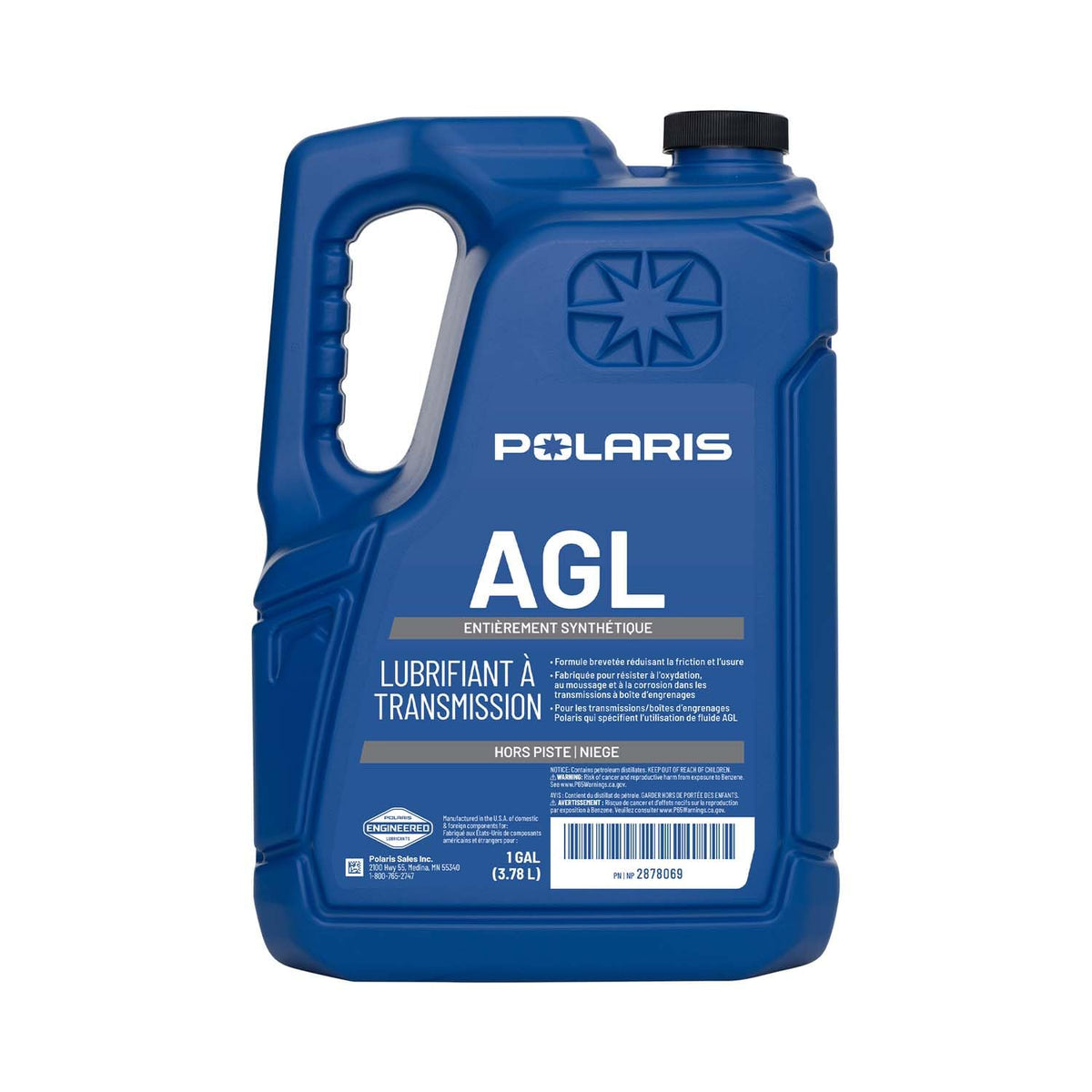 Polaris AGL being poured into reservoir illustrating smooth flow and accurate filling benefit