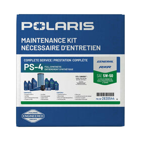 Polaris AGL transmission fluid bottles showing gearcase wear protection