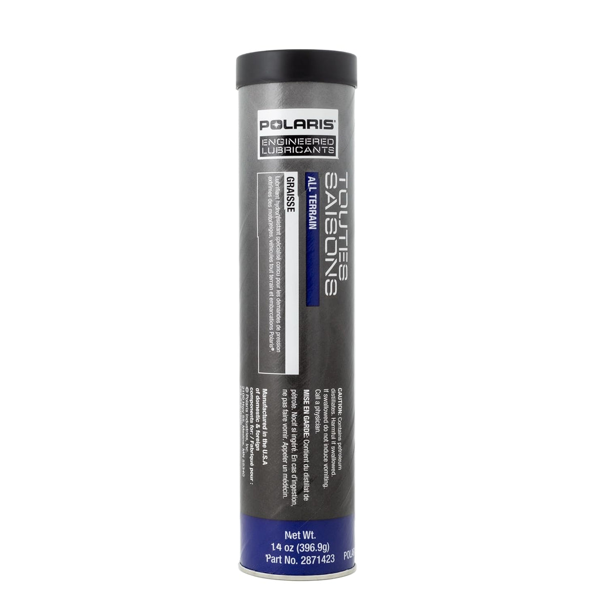 Polaris grease being applied to an axle fitting, protects bearings and reduces wear benefit