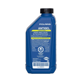 Polaris bottle pouring into radiator showing easy premix installation benefit