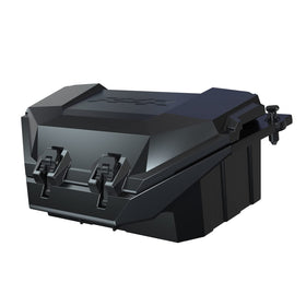 Polaris cooler beside bottles showing capacity and space-saving benefit