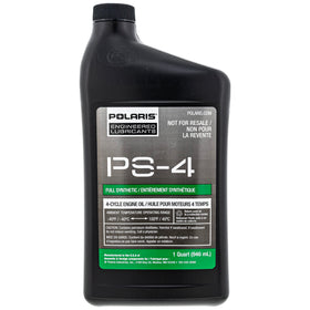Polaris oil filter and PS-4 oil pour shot demonstrating clean installation and protection