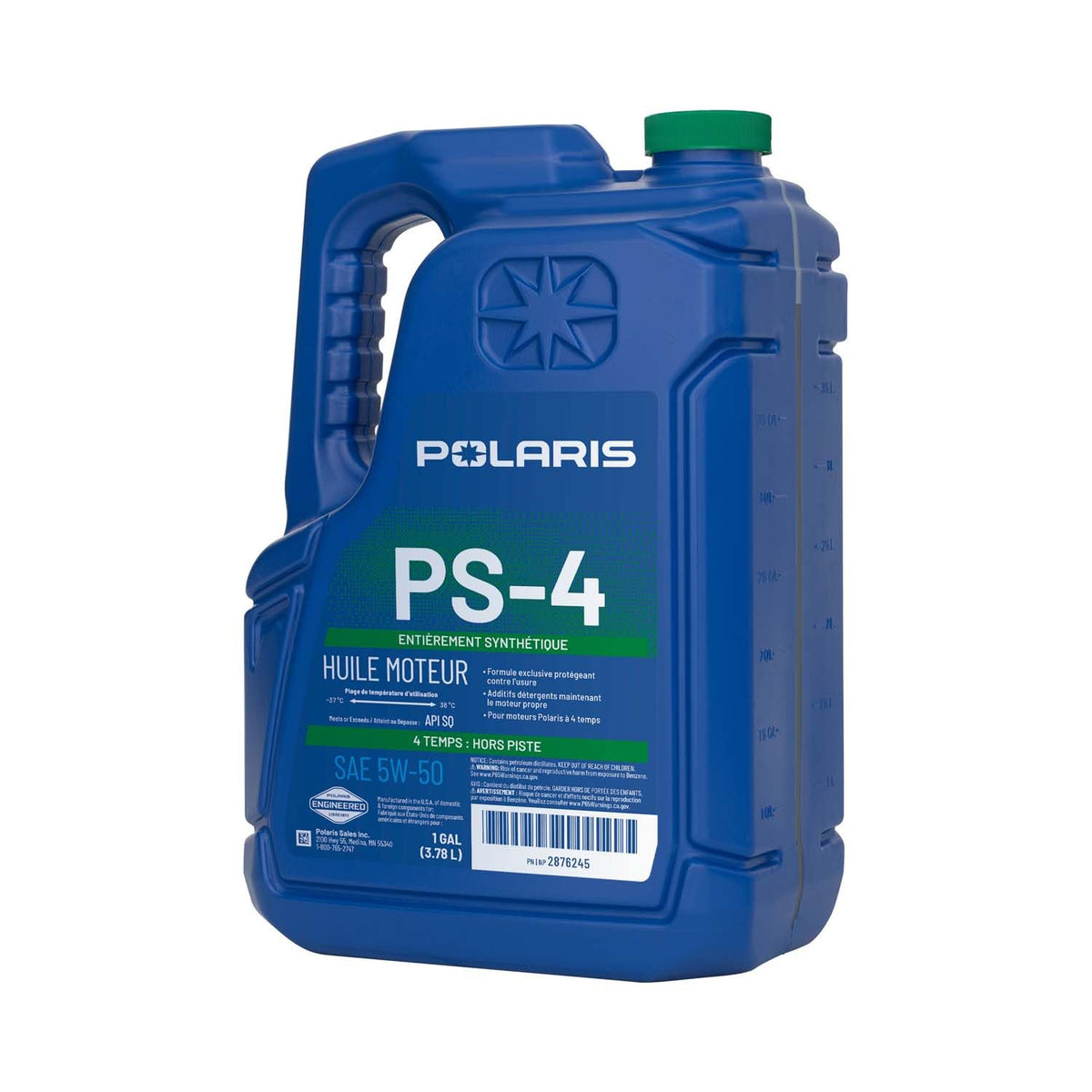 Polaris PS-4 oil texture macro demonstrating smooth synthetic viscosity and clarity