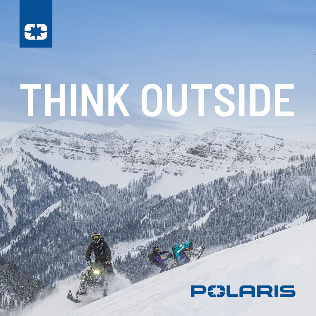 Polaris bottle beside snowmobile hose showing correct size and fit benefit