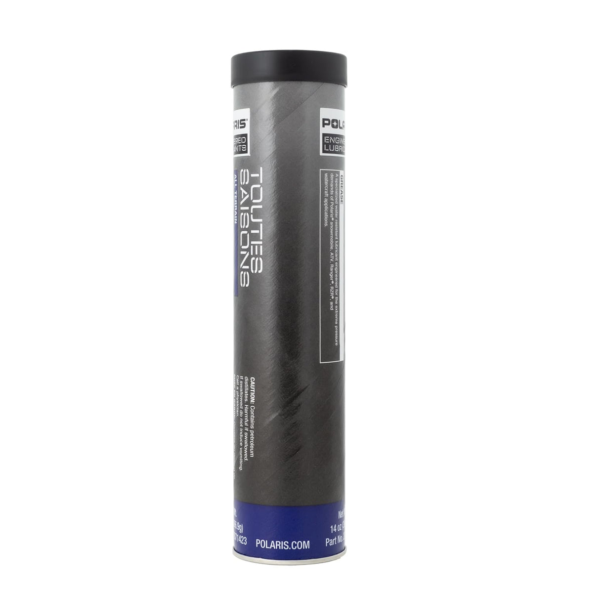 Polaris tube closeup with cap and nozzle, easy application benefit